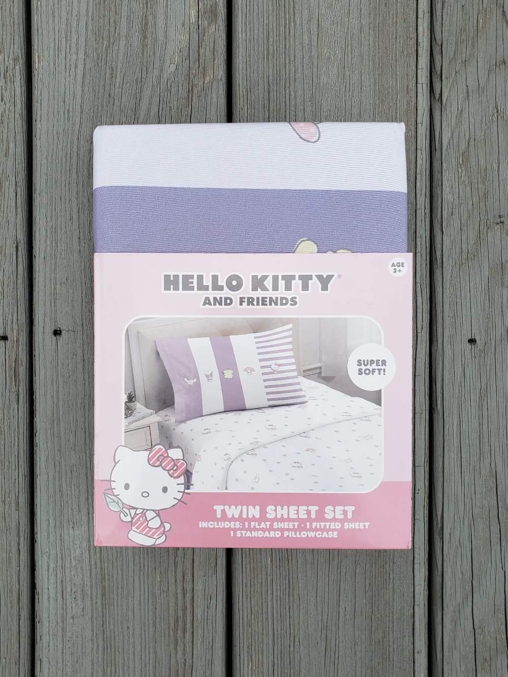 Hello Kitty & Friends Twin Sheet Set - 3Pc